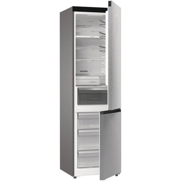 Hisense Kühl-/Gefrierkombination RB5P410SACA, 203 cm hoch, 59,5 cm breit, BigVolumen Modell mit insgesamt 413 Liter
