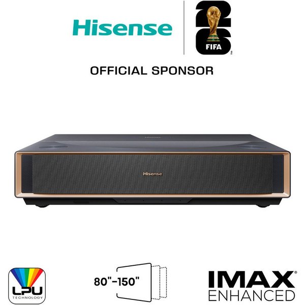 Hisense PT1 Kurzdinstanzprojektor (2500 lm, 3000:1, 3840 x 2160 px)