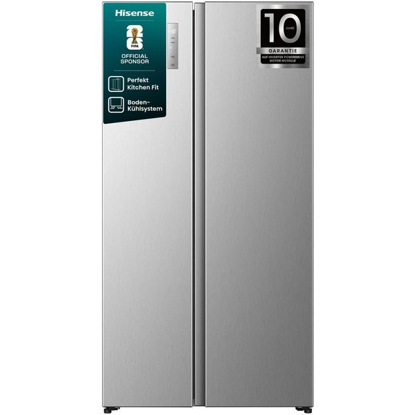 Hisense Side-by-Side RS3P538NAIE, 178,6 cm hoch, 91,1 cm breit, einfacher Side by Side mit Premium-Ausstattung
