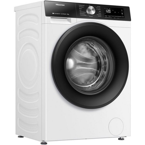 Hisense Waschmaschine 3S Serie WF3S8043BW3, 8 kg, 1400 U/min, Wifi-ConnectLife