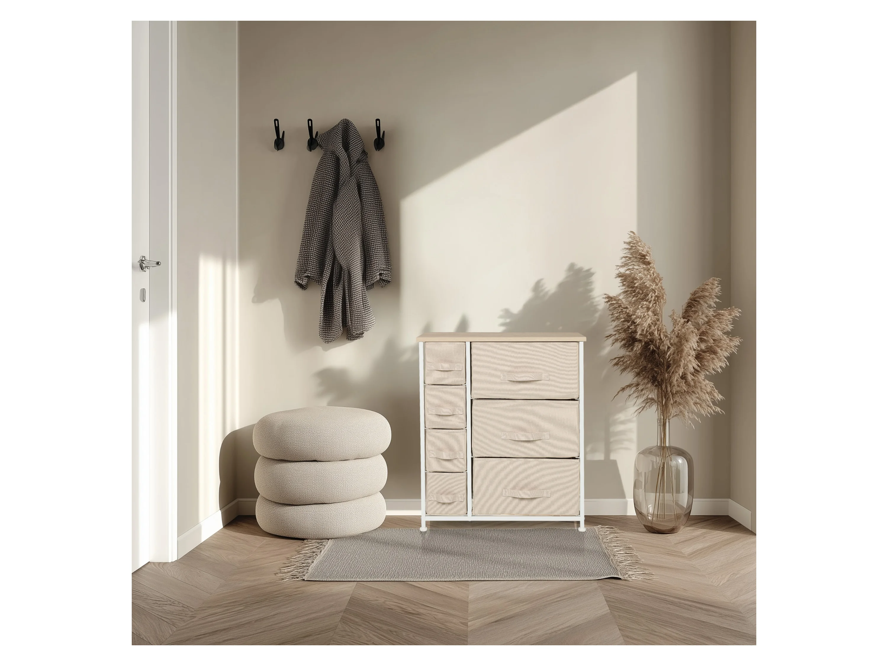 HJH LIVING Regal FOLDRESS (7 fächer, Beige) – Bild 2 von 4