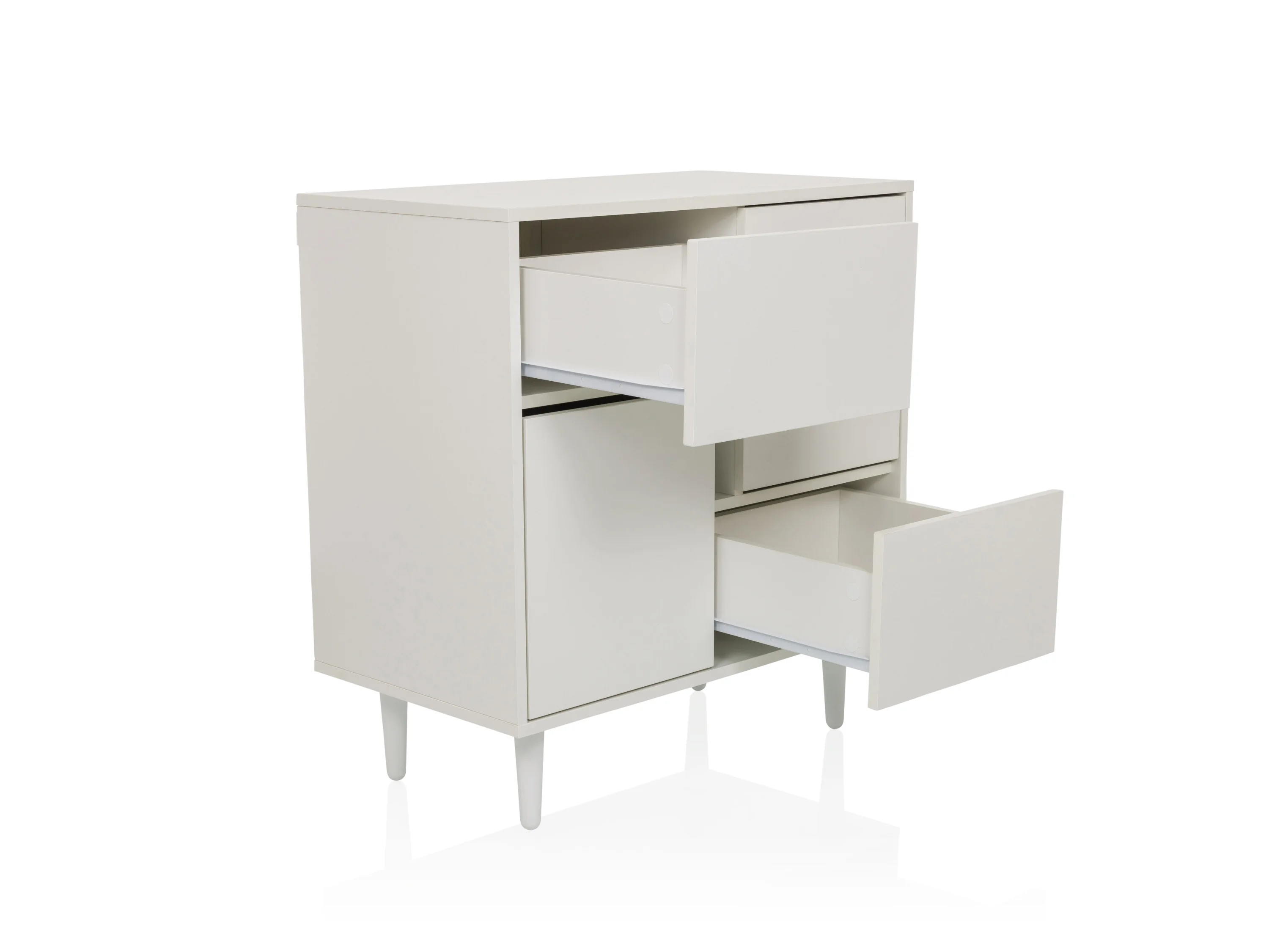 HJH LIVING Sideboard / Kommode LYKKJA (Weiß) – Bild 4 von 4