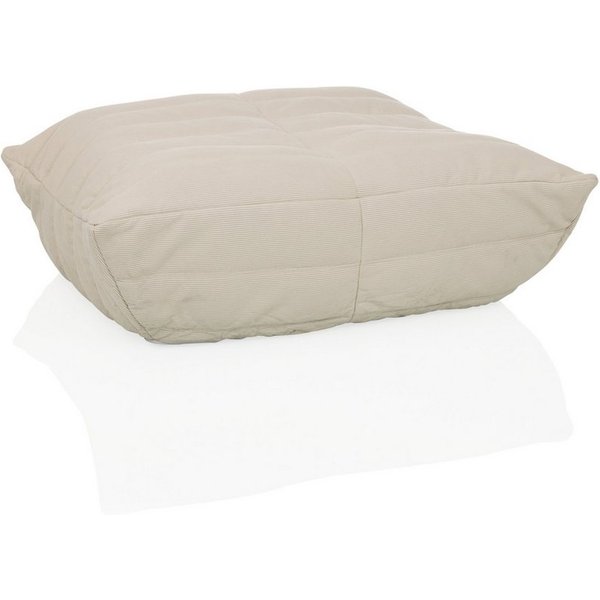 hjh LIVING Sitzsack Sitzolo Podi Relaxsessel H/B/T:, Sitzsack Pouf Bodensofa aus Cord mit Schaumstoff Füllung Fußhocker