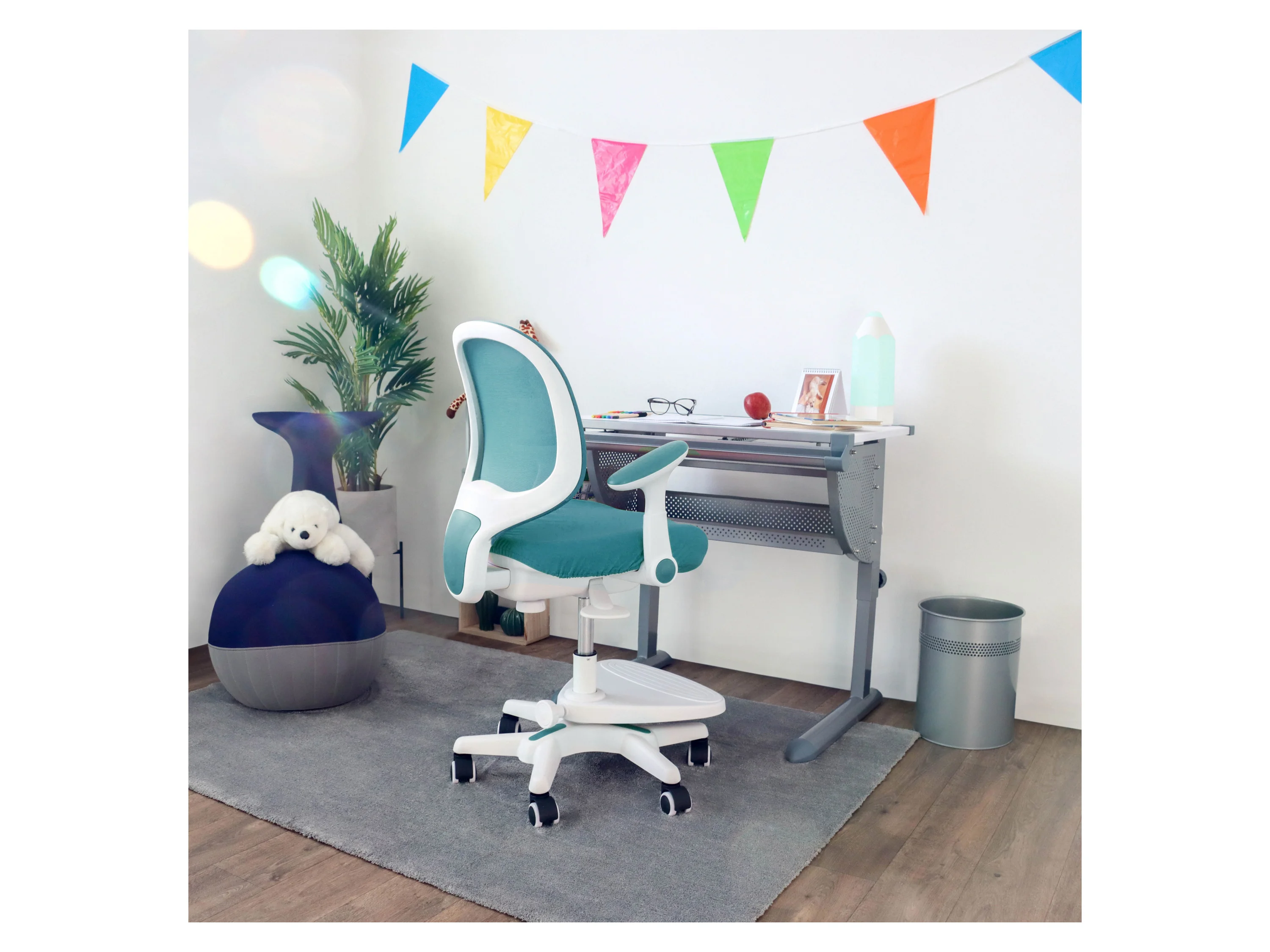 HJH OFFICE Stoff/Netzstoff (Blau) – Bild 2 von 4