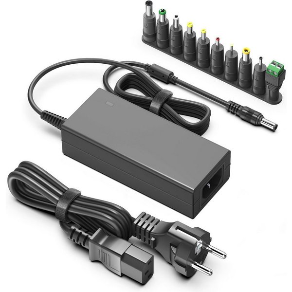 HKY 24V 2,7A mit 11 Anschluss für Lichtleisten,USB-Hub,Switch,Router,TV Notebook-Netzteil (Computermonitor,LED-Strip Streifen,Speedport,Drucker)