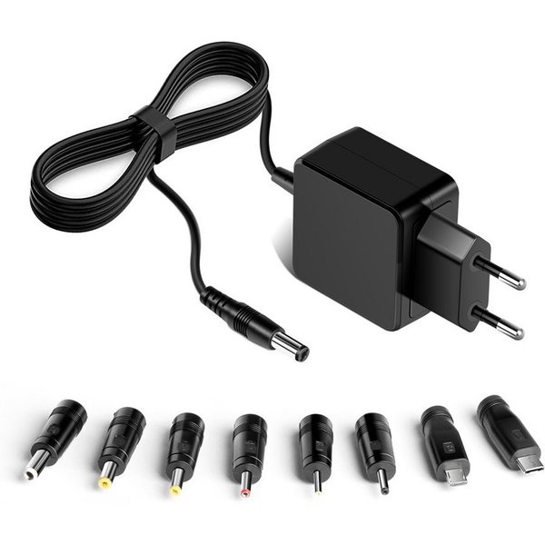 HKY 5V 3A Universal USB Kabel Netzteil Ladegerät mit 9 Steckers DC Adapter Notebook-Netzteil (MEDION AKOYA E2228T E2216T MD99940 MD 99940 Lenovo)
