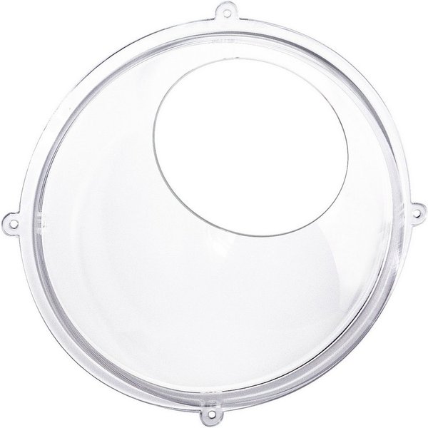 HMF Deko-Wandregal DIY-Acrylhalbkugel, Wandregal Kinderzimmer, 1 St., Kinderregal für Spielzeug, Bausteine 32 x 32 x 16 cm, transparent