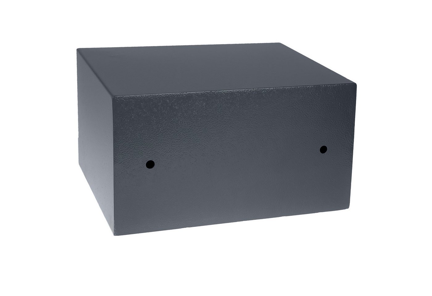 HMF Möbeltresor Safe Tresor mit Schlüssel, Möbeltresor, mit Doppelbartschloss, 31 x 17 x 25 cm, anthrazit – Bild 4 von 5