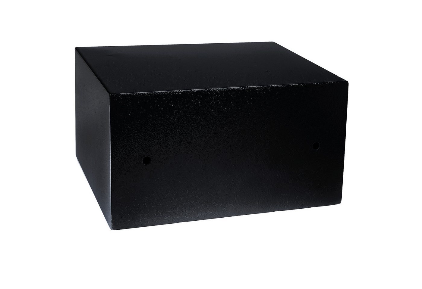 HMF Möbeltresor Safe Tresor mit Schlüssel, Möbeltresor, mit Doppelbartschloss, 31 x 17 x 25 cm, Schwarz – Bild 4 von 5