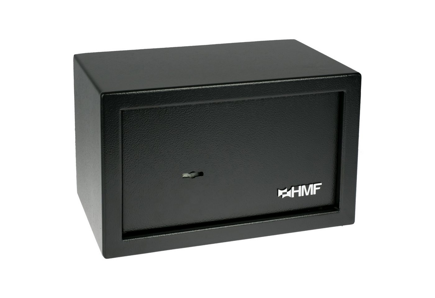 HMF Möbeltresor Safe Tresor mit Schlüssel, Möbeltresor, 31 x 20 x 20 cm, Schwarz – Bild 3 von 5