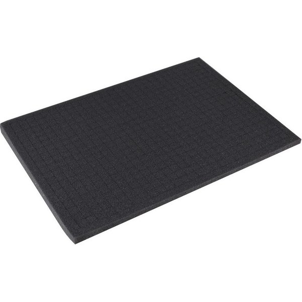 HMF Rasterschaumstoff Rasterschaumstoff, Würfelschaum, 440 x 315 mm, Koffereinlage, Tabletop, Höhe: 10 mm