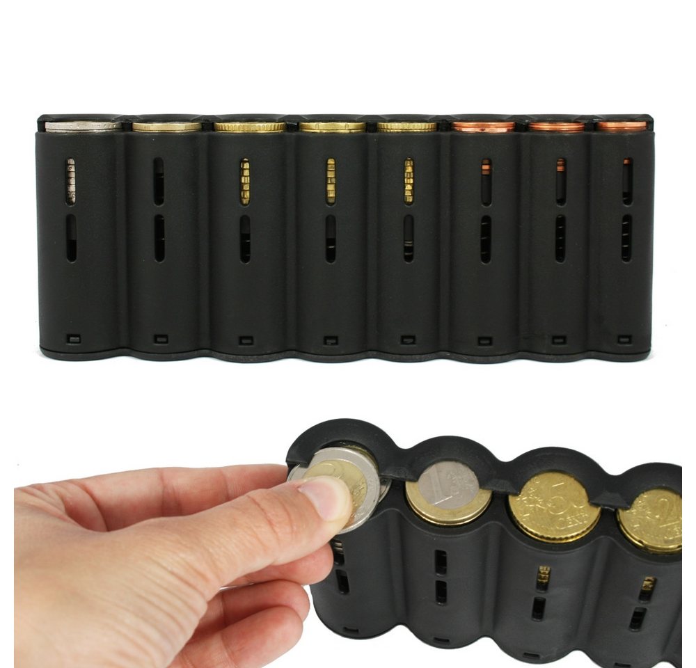 HMF Spardose Münzspender, Euro-Geldwechsler, (1-tlg), Münzsortierer 20,5 cm, Schwarz – Bild 2 von 5