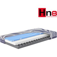 HN8 SCHLAFSYSTEME 7-Zonen Komfortschaummatratze mit integriertem Gelschaum-Topper "OCEAN CLEAN KS" (H2, 120 X 200 CM)