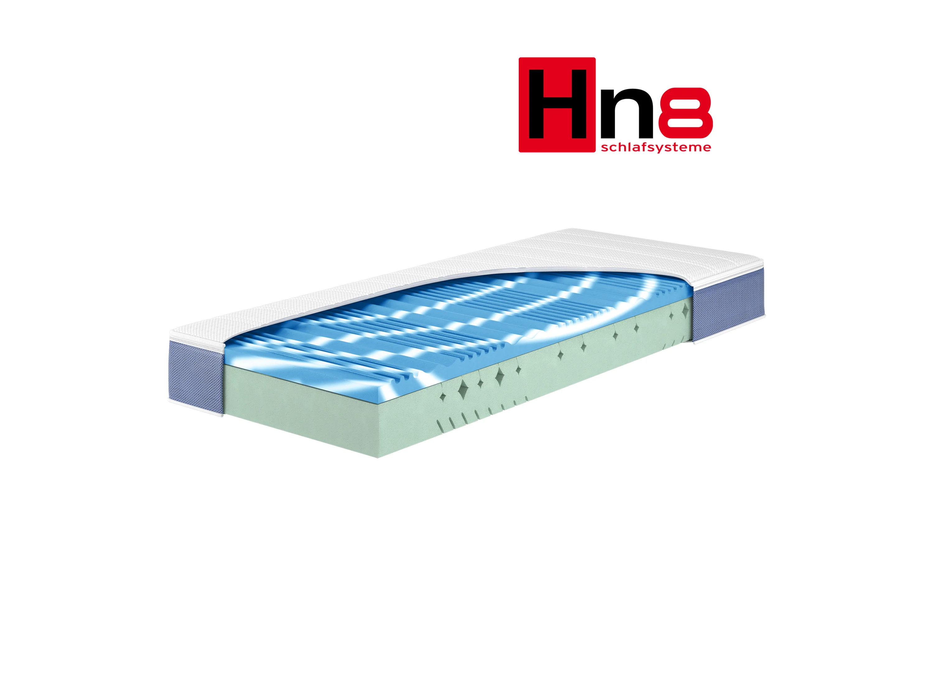 HN8 SCHLAFSYSTEME Geltouch-Topper (H3, 80 x 200 cm) – Bild 2 von 4