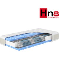 Taschenfederkernmatratze Premium-Taschenfederkern-Matratze XXL Gelstar T-1000, 25cm Komforthöhe, Hn8 Schlafsysteme, 25 cm hoch, (1-tlg), Körperunterstützung dur