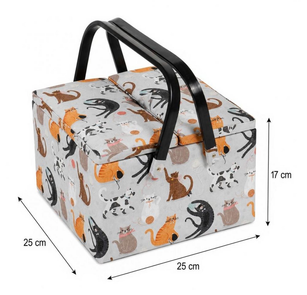 Hobby Gift Nähkorb - Nähkästchen mit Doppelklappe – Bild 2 von 4