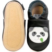 Hobea-Germany Kitaschuhe Panda schwarz