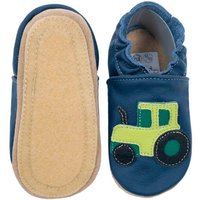 Hobea-Germany Kitaschuhe Traktor blau