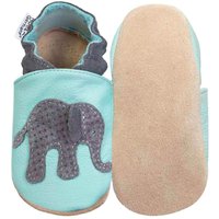 Hobea-Germany Krabbelschuhe Elefant hellblau