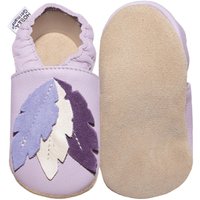 Hobea-Germany Krabbelschuhe Federn lila