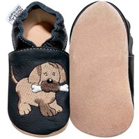 Hobea-Germany Krabbelschuhe Hund schwarz