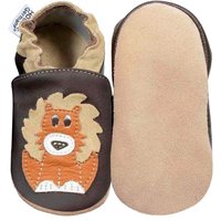 Hobea-Germany Krabbelschuhe Löwe dunkelbraun