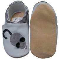 Hobea-Germany Krabbelschuhe Maus grau