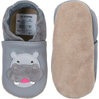 Hobea-Germany Krabbelschuhe Nilpferd grau