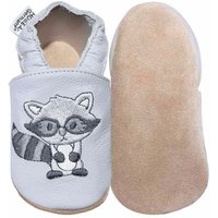 Hobea-Germany Krabbelschuhe Waschbär grau