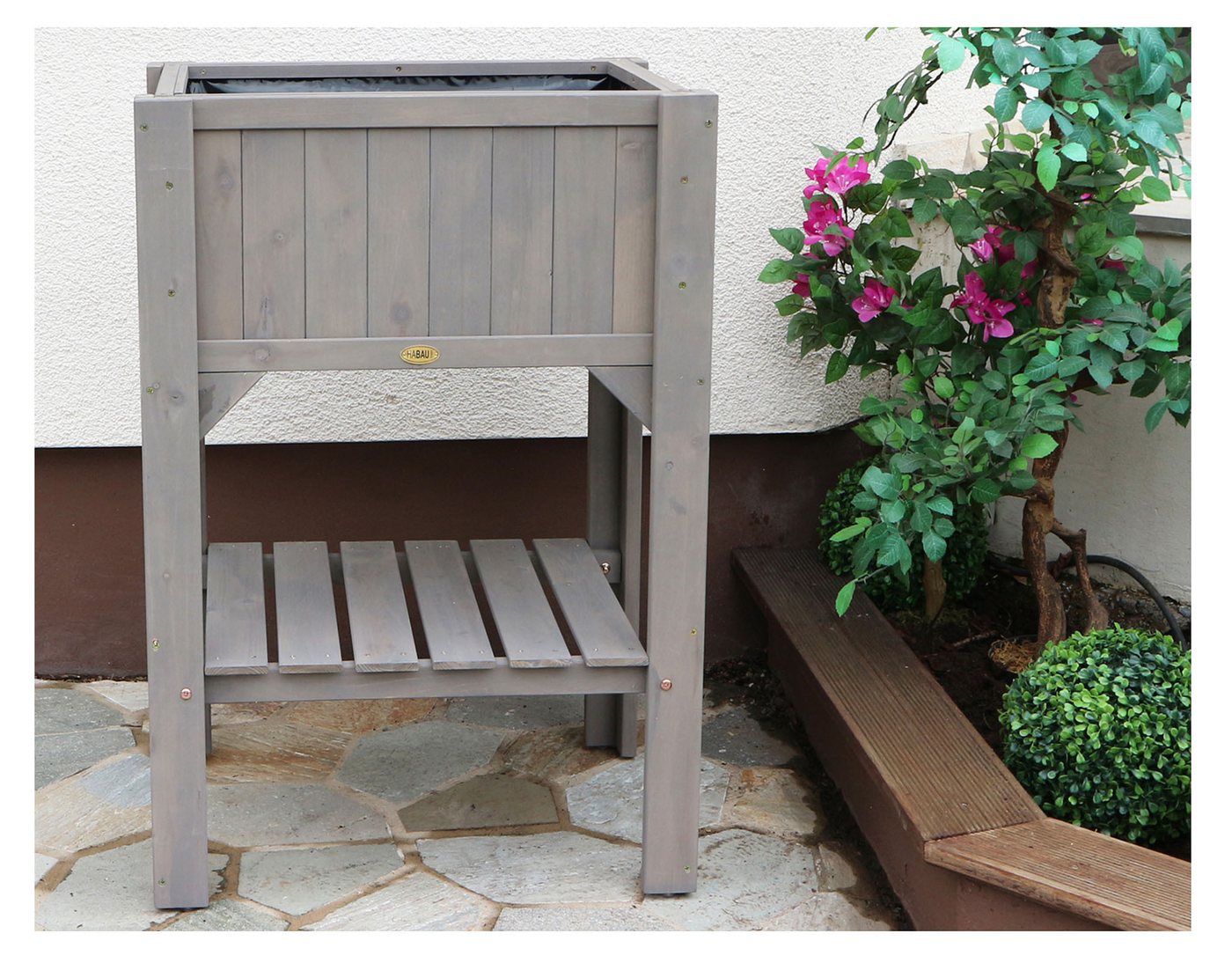 HABAU Hochbeet HABAU Hochbeet Blumenbeet Beet Pflanzenbeet Kompaktbeet Gartenbeet – Bild 2 von 5