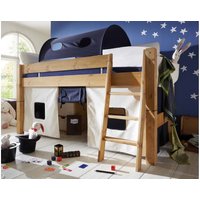 Hochbett "Tobykids" halbhoch B90xT200xH110 cm, Buche geölt