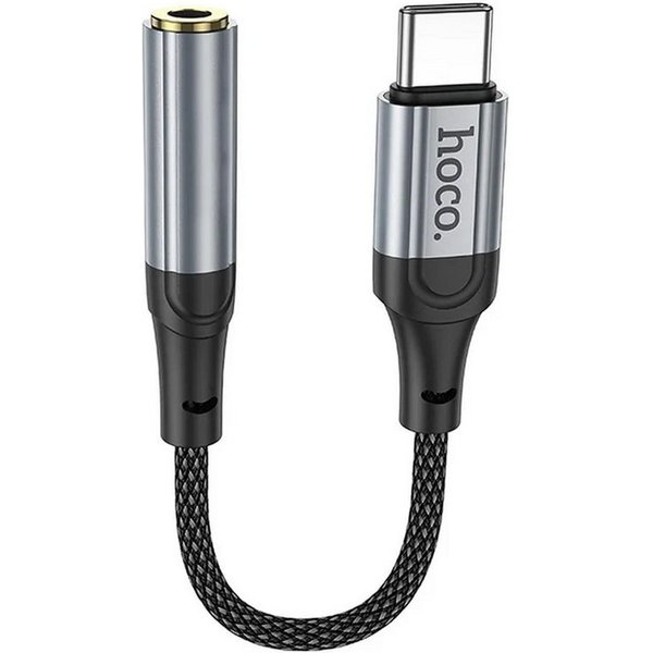 hoco. LS36 USB C Klinke Adapter 3.5 mm Audio Adapter Audio-Adapter zu USB Typ C, USB Typ C auf 3,5mm Klinke Adapter Audio Kabel kurz geflochten