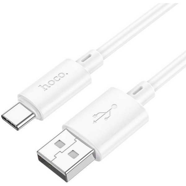 hoco. X88 USB-Kabel, USB-A Stecker, USB-C Buchse, Langlebiges 3A Schnellladekabel mit PVC-Beschichtung