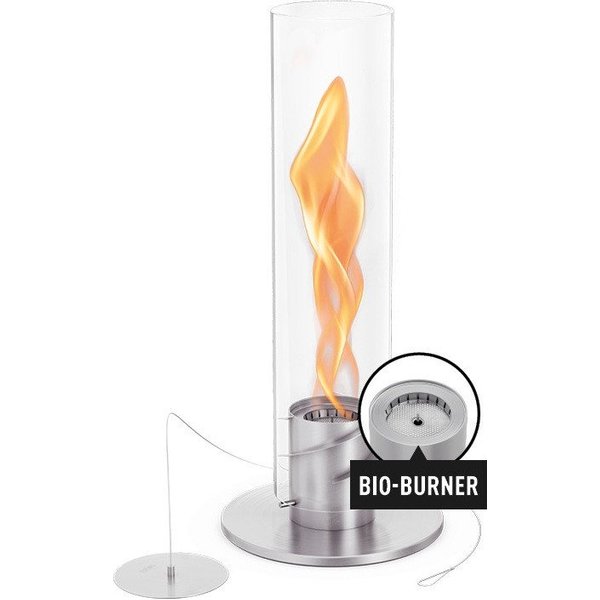 höfats Tischfeuer SPIN 900, 1200, 1500 (wärmender Tischkamin für Indoor und Outdoor, NEUES Modell mit verlängerter Brenndauer), innovative Brennertechnologie