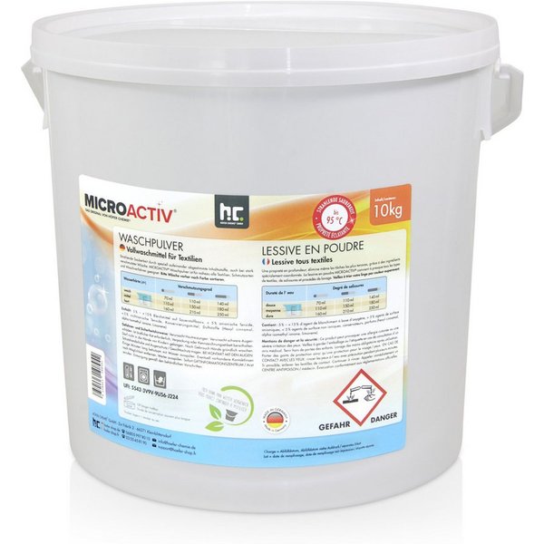 Höfer Chemie GmbH 10 kg Microactiv® Waschpulver Vollwaschmittel Grundreiniger