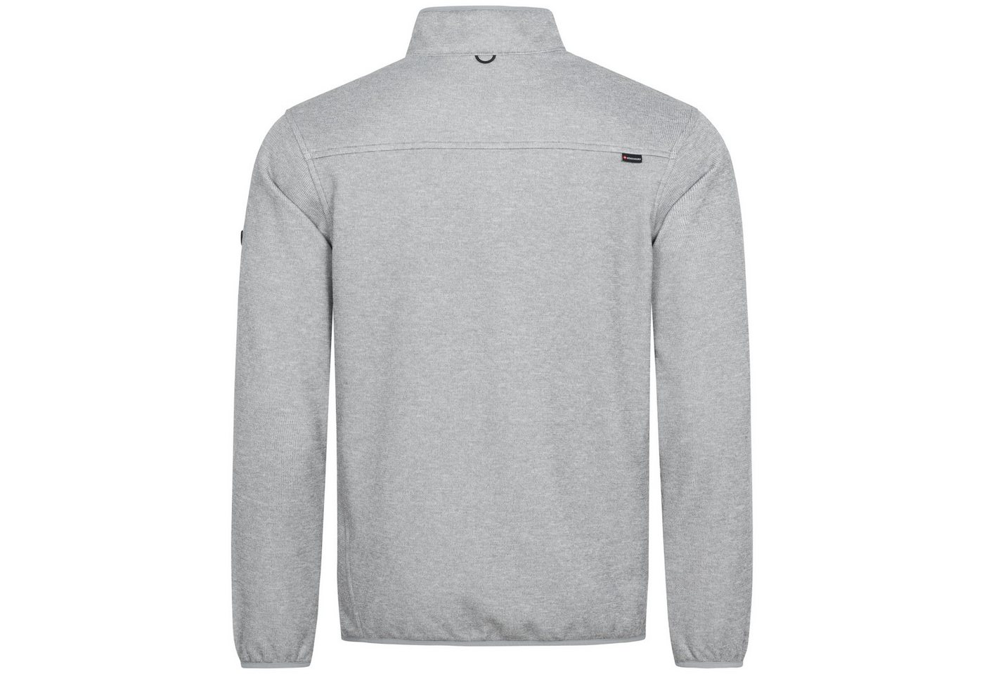 Höhenhorn Fleecepullover Swissfels Herren Strickfleece Pullover Sweatshirt 1/4 Zip für Männer Microfleece-Innenseite, Atmungsaktiv – Bild 3 von 5