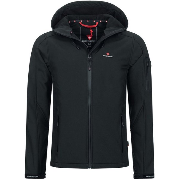 Höhenhorn Softshelljacke Altus Herren Softshell Jacke für Männer Outdoor Funktionsjacke Microfleece-Innenfutter, Atmungsaktiv, Wasserdicht