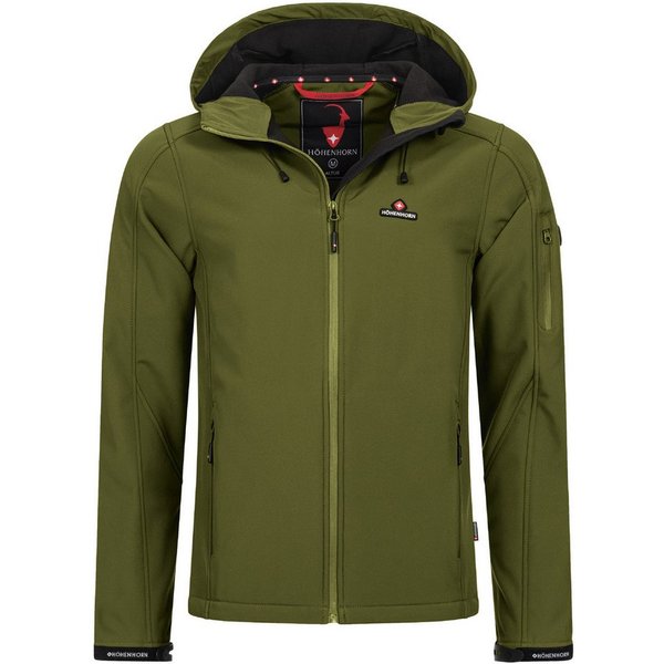 Höhenhorn Softshelljacke Altus Herren Softshell Jacke für Männer Outdoor Funktionsjacke Microfleece-Innenfutter, Atmungsaktiv, Wasserdicht