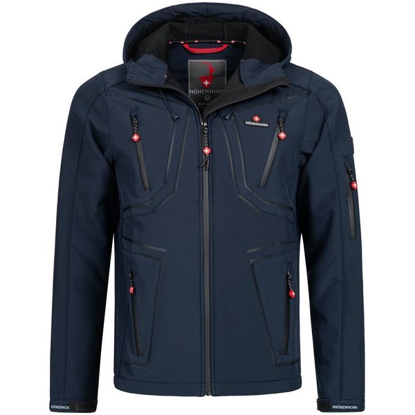 Höhenhorn Softshelljacke Schilthorn Herren Softshell Jacke für Männer Outdoor Funktionsjacke Microfleece-Innenfutter, Atmungsaktiv, Wasserdicht