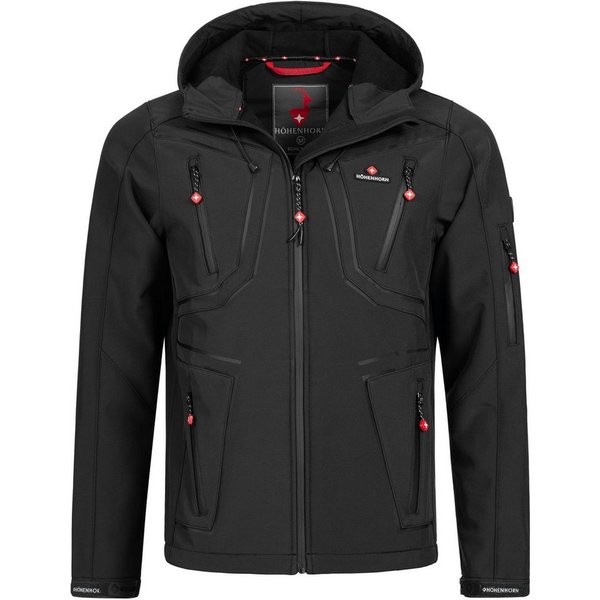 Höhenhorn Softshelljacke Schilthorn Herren Softshell Jacke für Männer Outdoor Funktionsjacke Microfleece-Innenfutter, Atmungsaktiv, Wasserdicht