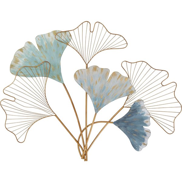 HOFMANN LIVING AND MORE Wanddekoobjekt Gingko, Wanddeko, aus Metall