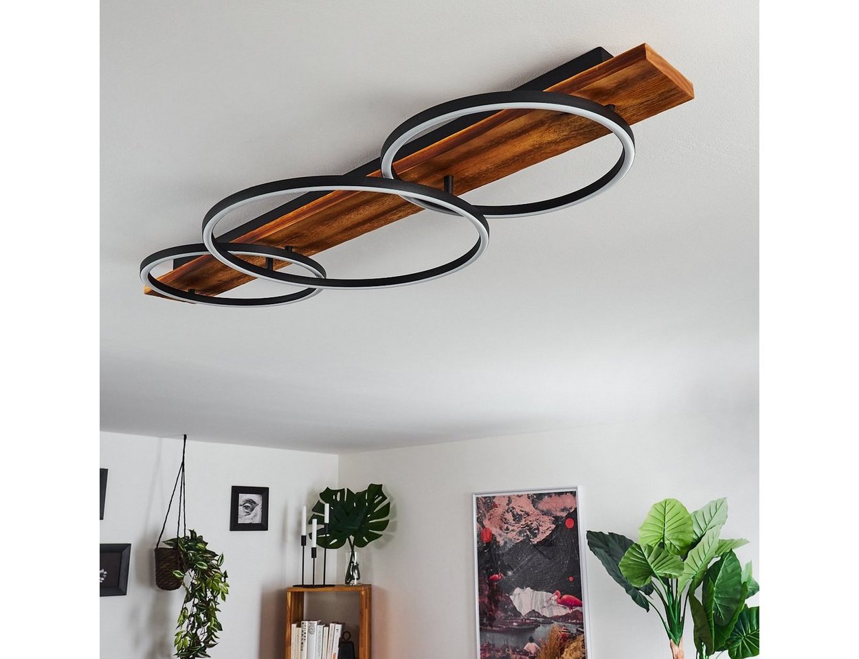 hofstein Deckenleuchte Flur Dielen Leuchten LED Decken Lampen Wohn Schlaf Zimmer Raum – Bild 2 von 5
