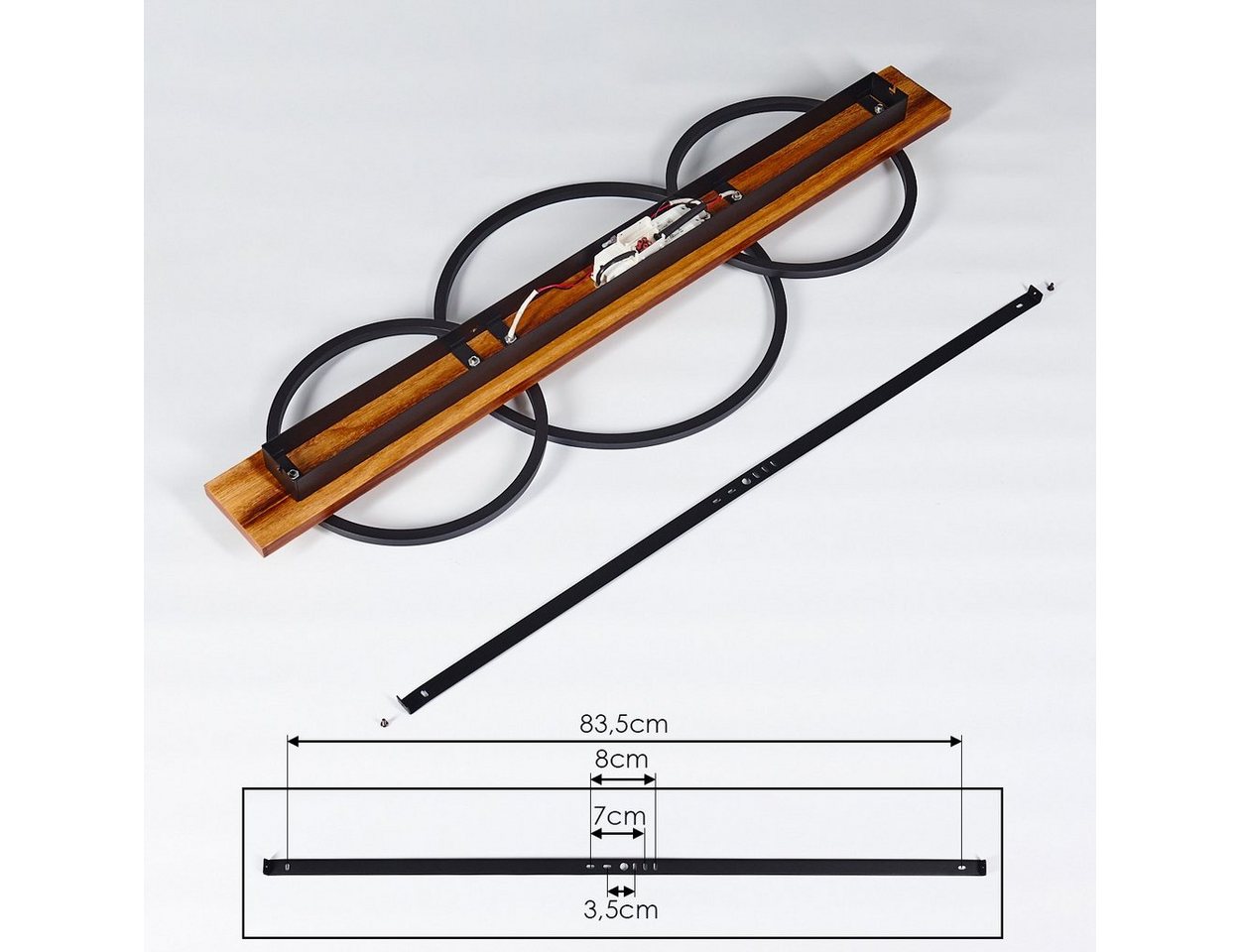 hofstein Deckenleuchte Flur Dielen Leuchten LED Decken Lampen Wohn Schlaf Zimmer Raum – Bild 5 von 5
