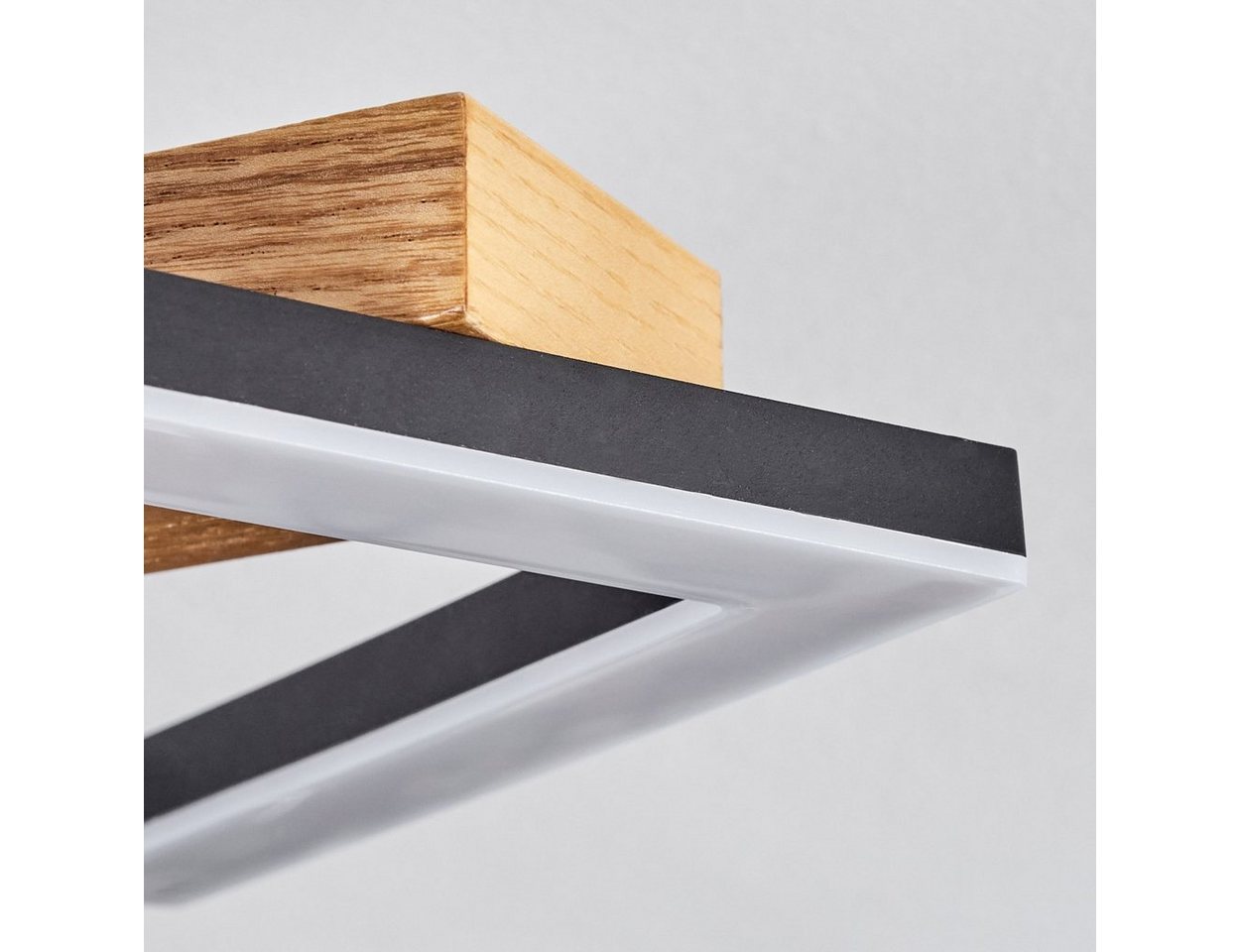 hofstein Deckenleuchte »Stoccareddo« moderne Deckenlampe aus Metall/Holz, 3000 Kelvin – Bild 5 von 5