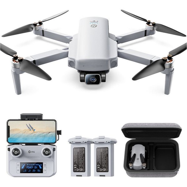 HOLY STONE GPS Drohne mit 4K Kamera, 6 km Bildübertragung, 80 Min Flugzeit Drohne (intelligente Flugmodi – Leicht faltbar für unterwegs, unter 249 g)