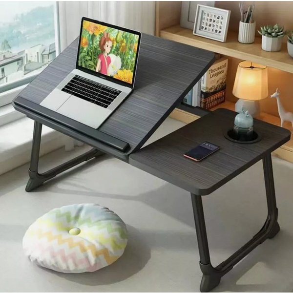 Holz Lichter Laptoptisch Laptoptisch Notebooktisch Betttisch klappbar, Laptop Tablett, Integrierte Kühllöcher für Luftzirkulation