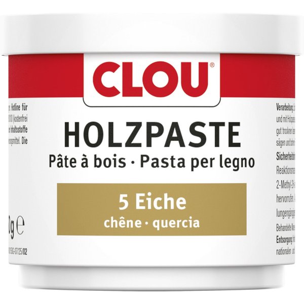 CLOU Holzschutzlasur Clou Holzpaste 150 g eiche