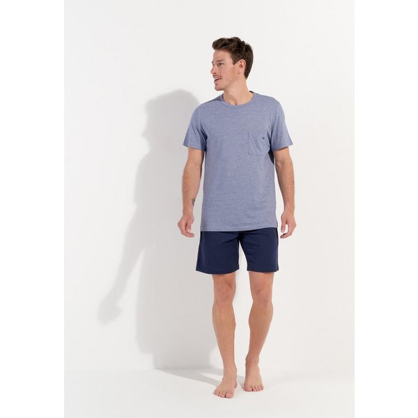 Hom Shorty Modal Comfort (2 tlg) Seitentaschen, Rundhalsausschnitt, Kurzarm, weich
