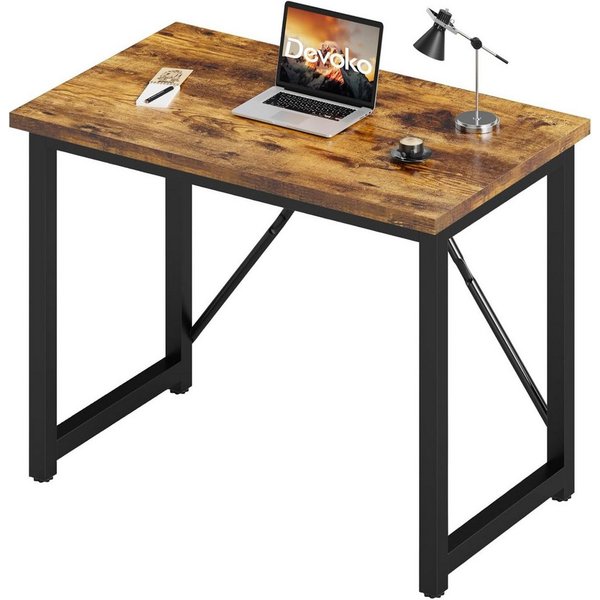 HOMALL Gamingtisch Computertisch, geeignet für kompakte Räume: 80/100/120/140 cm (Kompakter Schreibtisch und Spieltisch, maximale Tragkraft 130 Kilogramm)