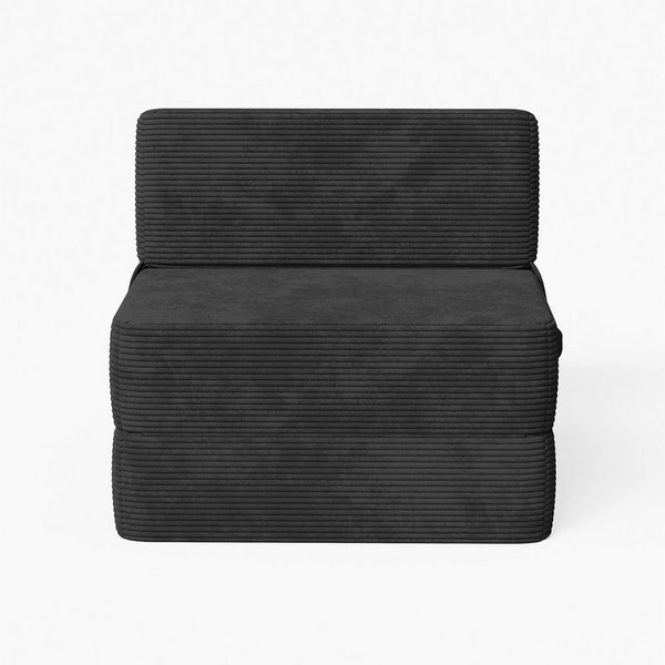 HOMALL Loungesofa Sofa mit Schlaffunktion, komprimiert verpackt, Wählbar als 1-Sitzer oder 2-Sitzer, vielseitig nutzbar für Wohnzimmer, Gästezimmer und kleine R